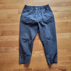 Cathy Daniels Cropped Pants Size L